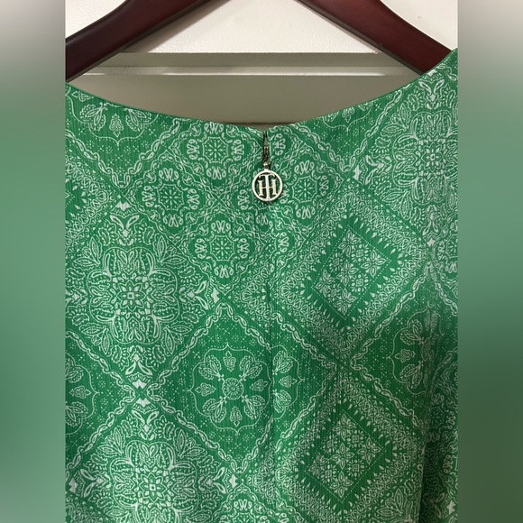 Tommy Hilfiger Women’s Sleeveless Dress. New Leaf/Ivory. - Picture 8 of 10